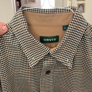 Orvis dress shirt, size large.  Never worn.